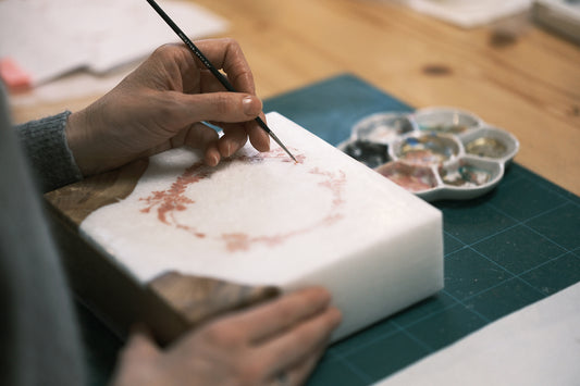 Hochzeitskerze Nicki & Michi - Rosis Kerzen