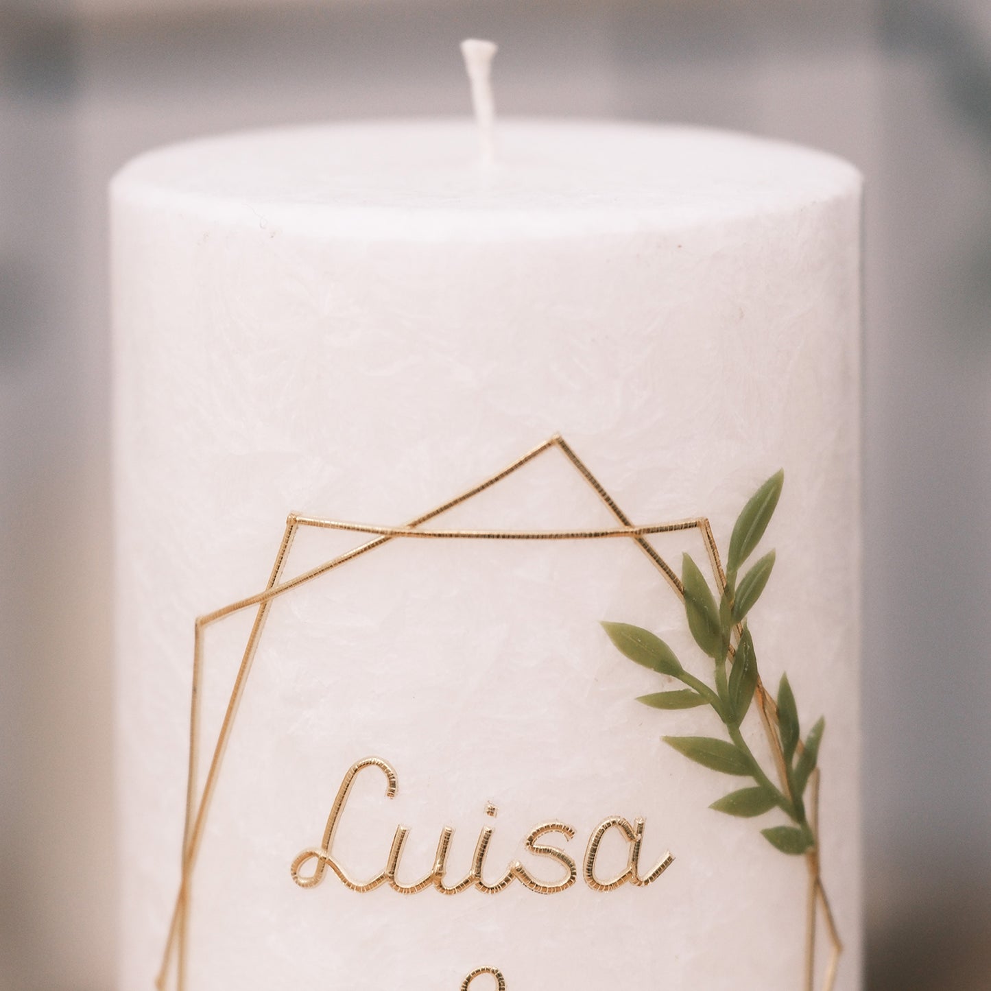 Hochzeitskerze Luisa & Leon - Rosis Kerzen