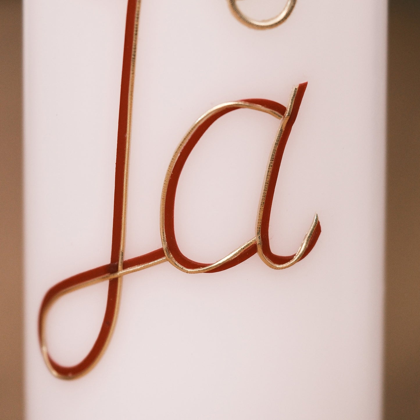 Hochzeitskerze "Ja" - Rosis Kerzen