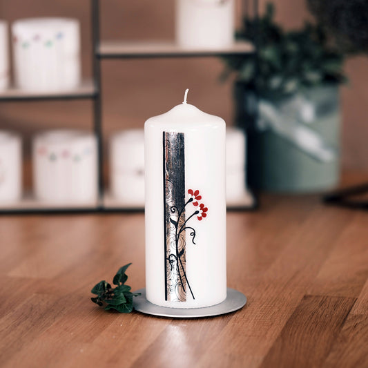 Trauerkerze "Abschiedslicht" - Rosis Kerzen Silber