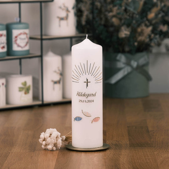 Taufkerze Hildegard