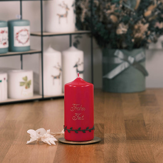 Weihnachtskerze, Frohes Fest