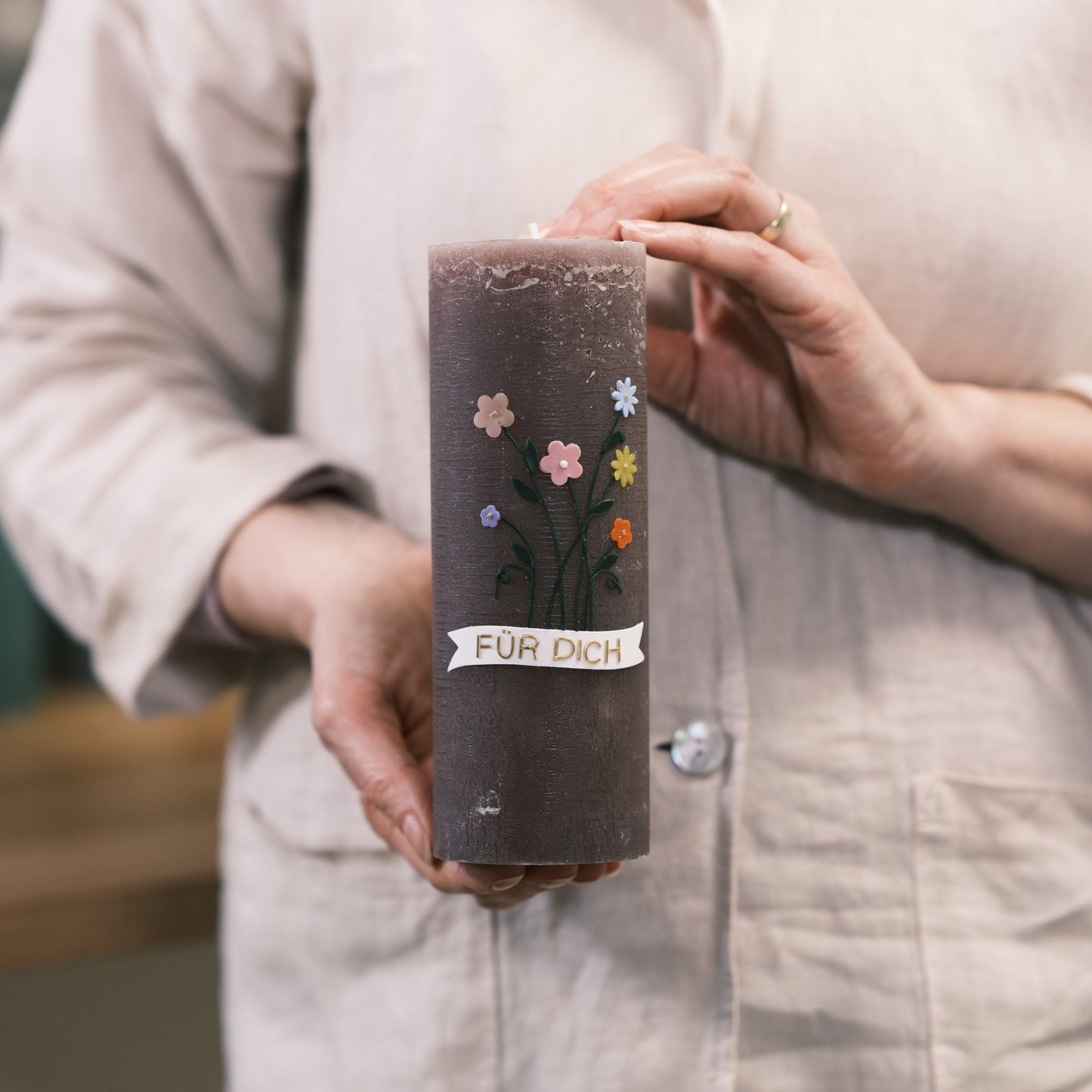 Blumenstrauß für dich - Rosis Kerzen