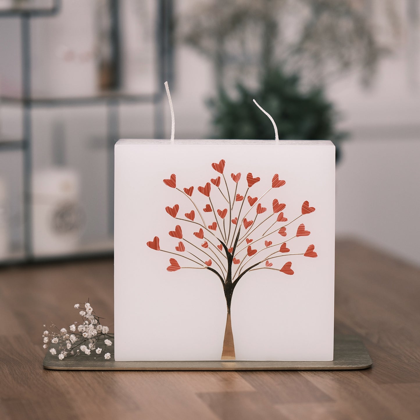 Hochzeitskerze Herzensbaum