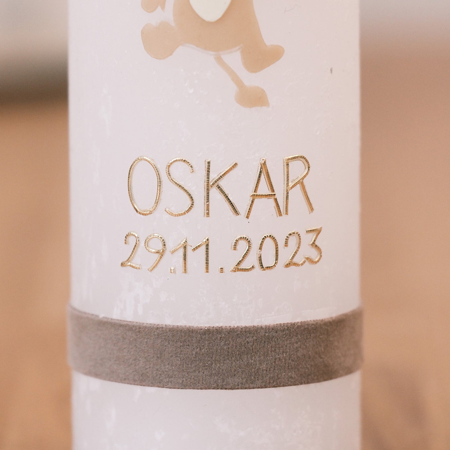 Taufkerze Osker
