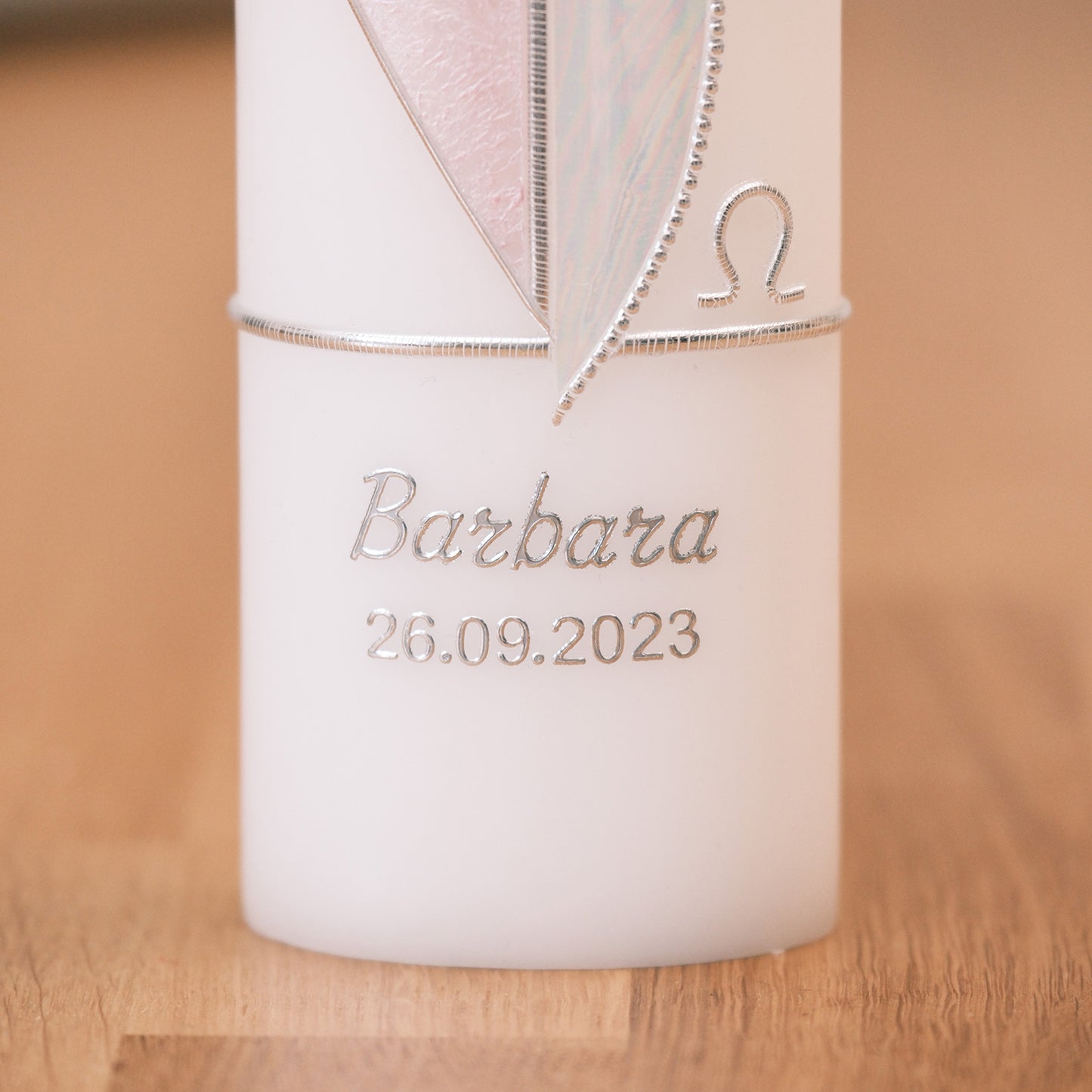 Taufkerze Barbara
