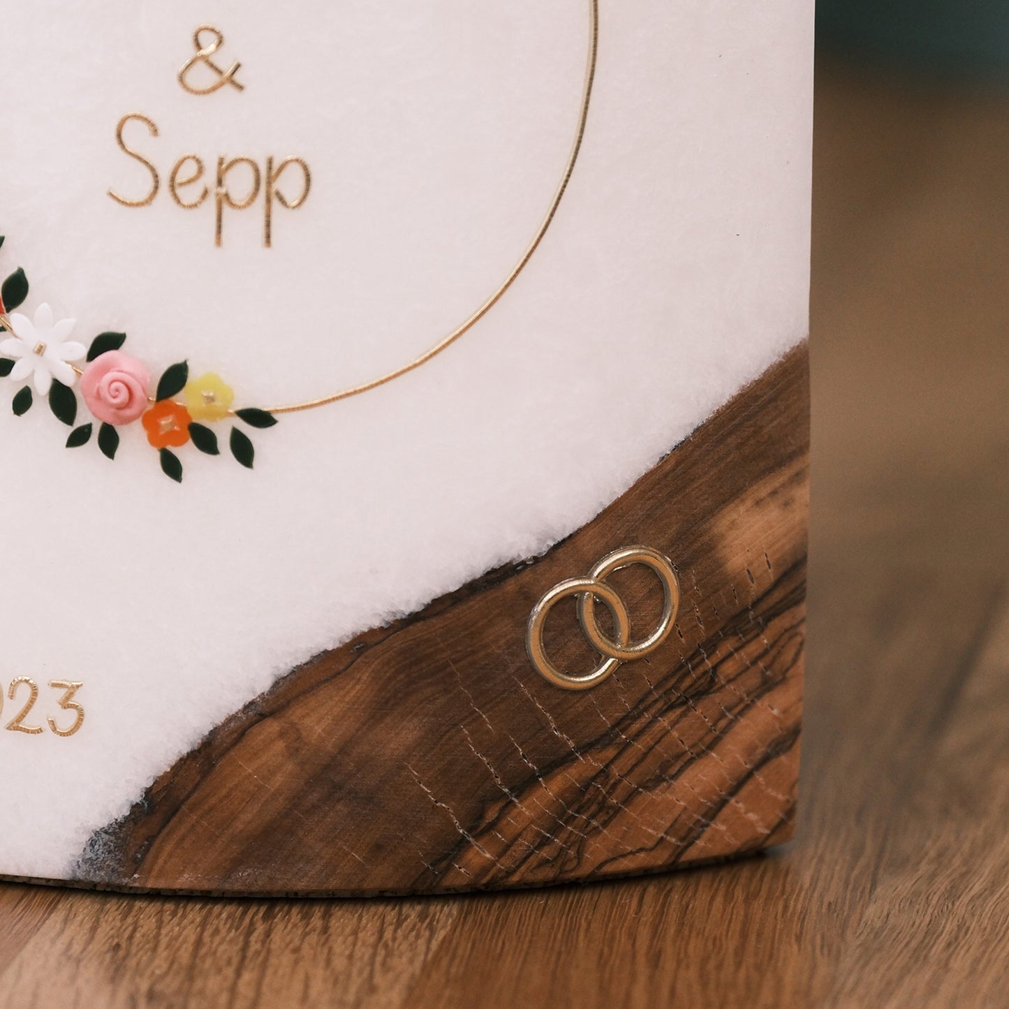 Hochzeitskerze Bella & Sepp - Rosis Kerzen