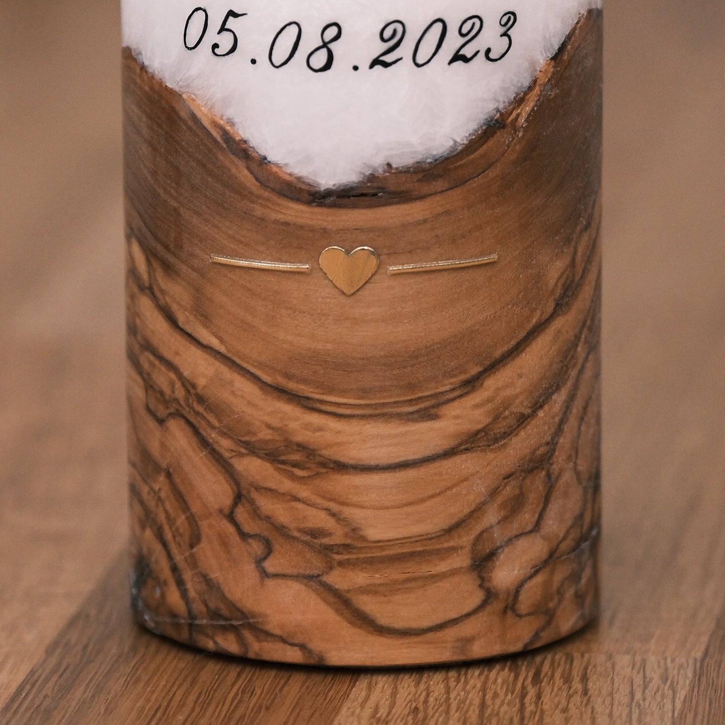 Hochzeitskerze Maria & Dario - Rosis Kerzen