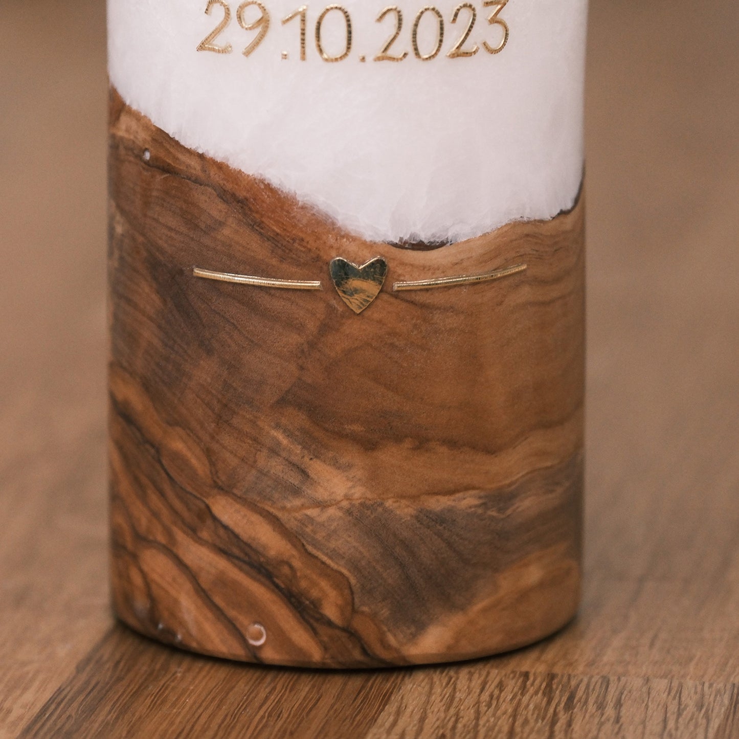 Hochzeitskerze Tanja & Stefan - Rosis Kerzen