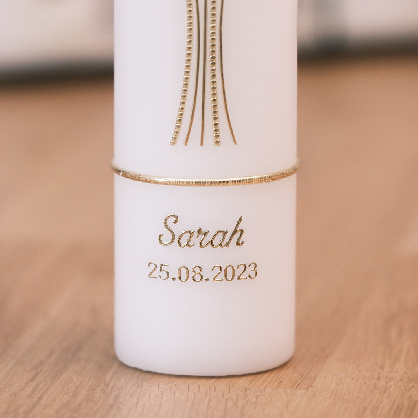 Taufkerze Sarah