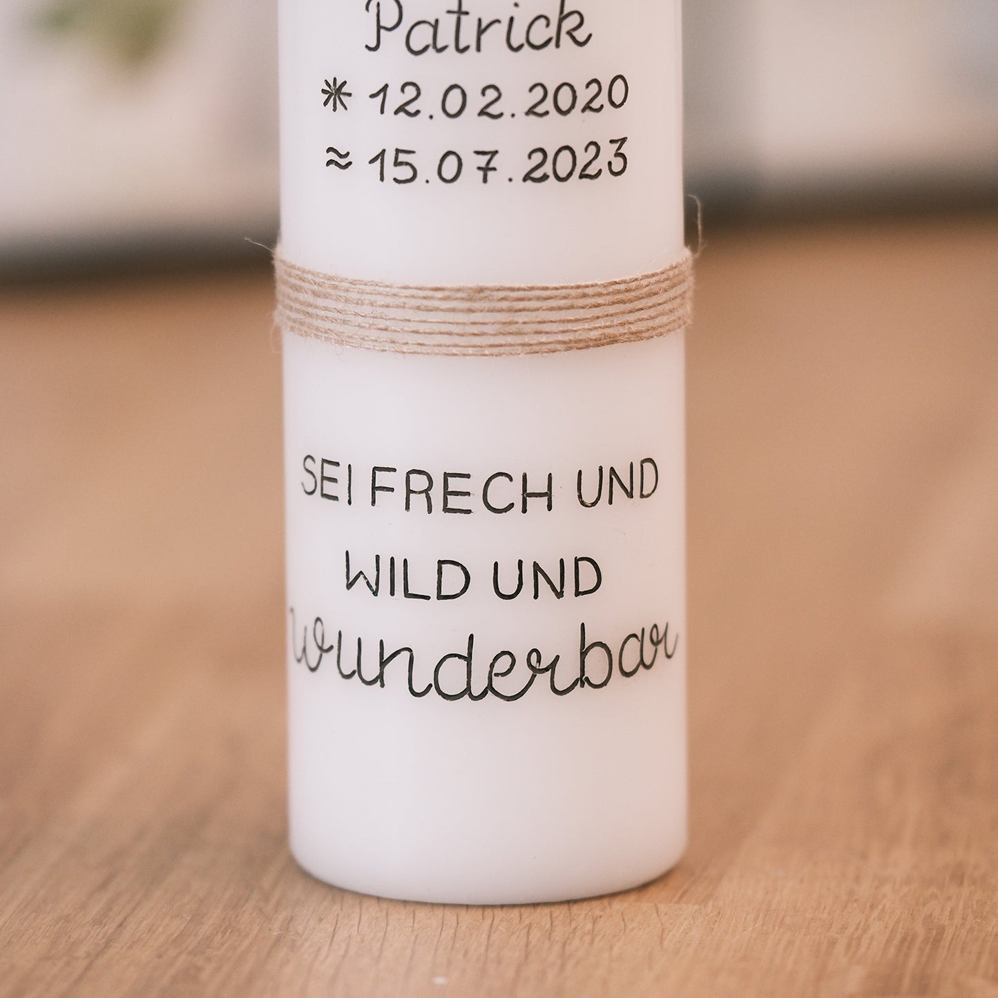 Taufkerze Patrick