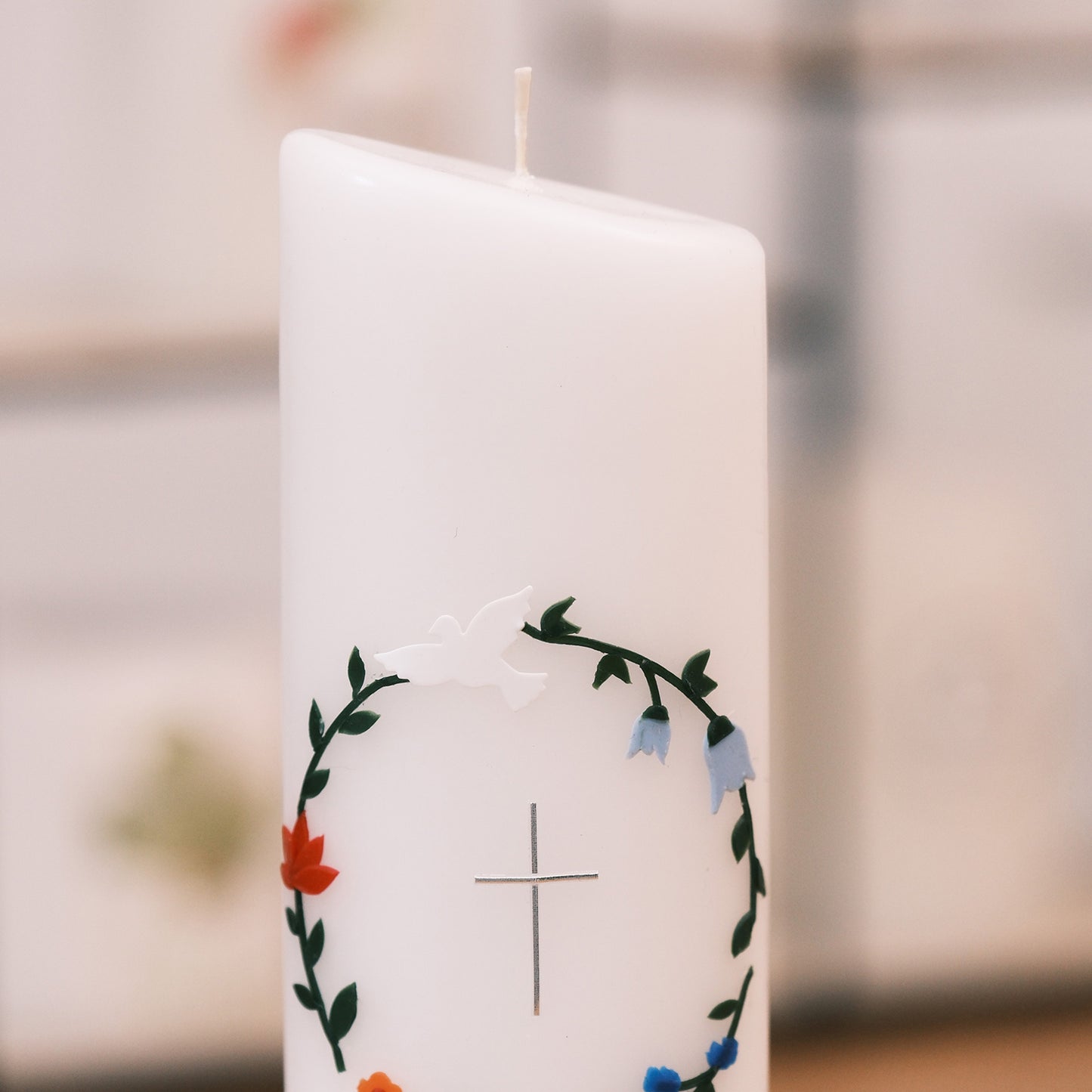 Taufkerze Lilli - Rosis Kerzen