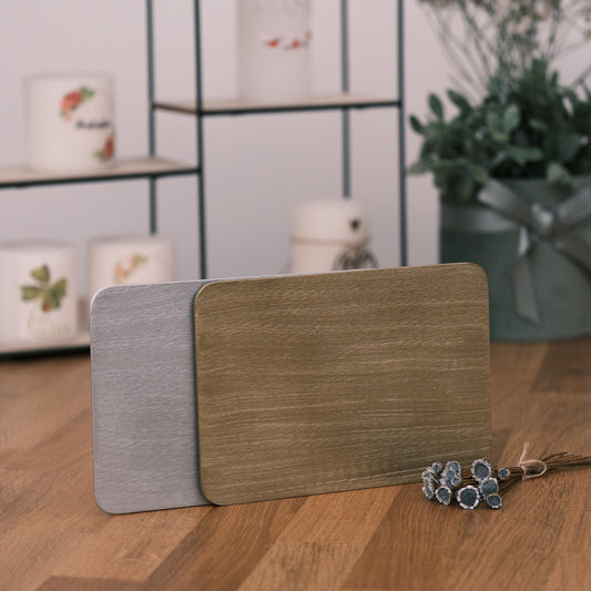 Rechteckiger Kerzenteller - Rosis Kerzen