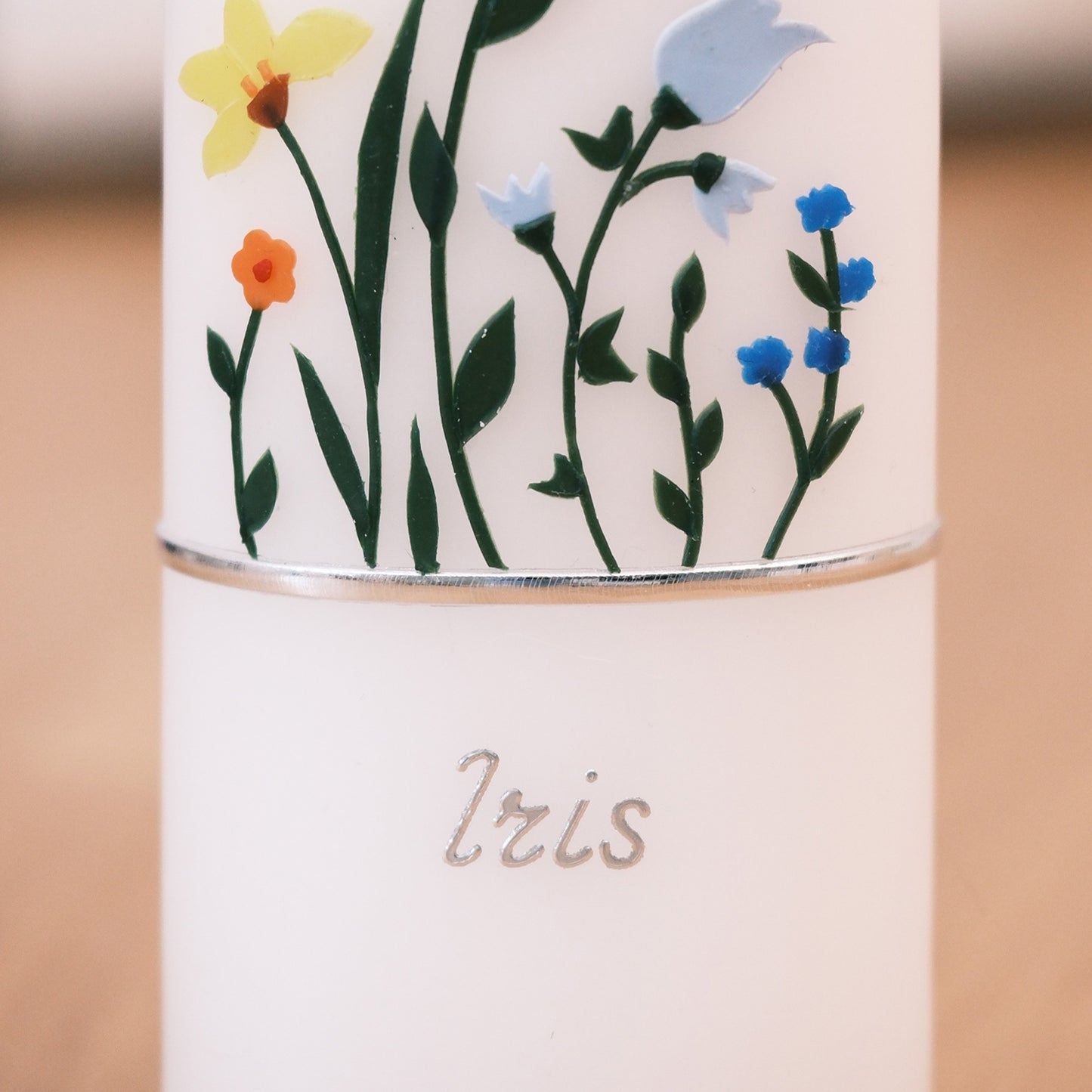 Taufkerze Iris