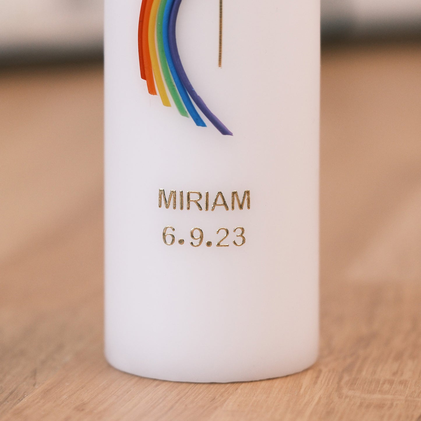 Taufkerze Miriam - Rosis Kerzen