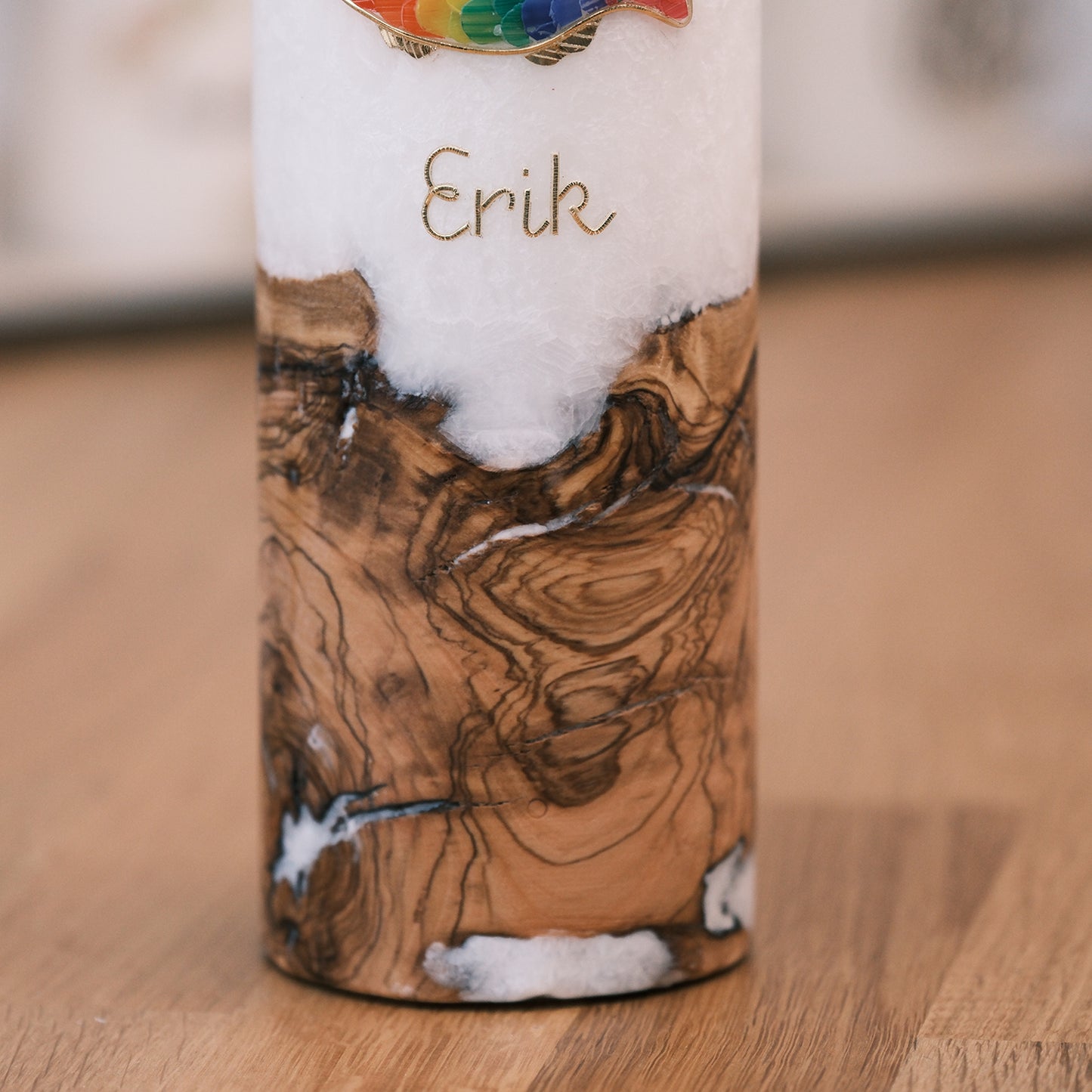 Taufkerze Erik - Rosis Kerzen