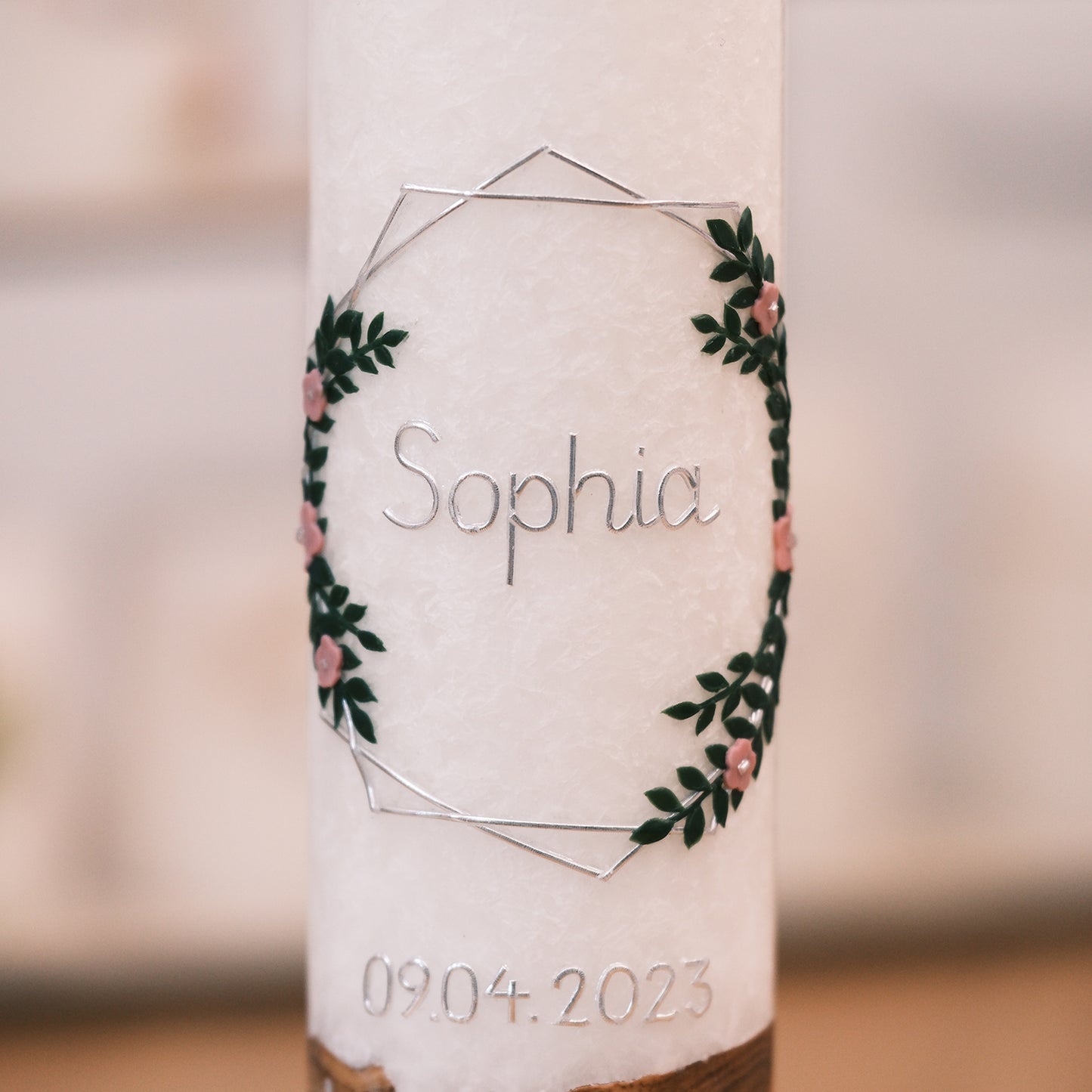 Taufkerze Sophia