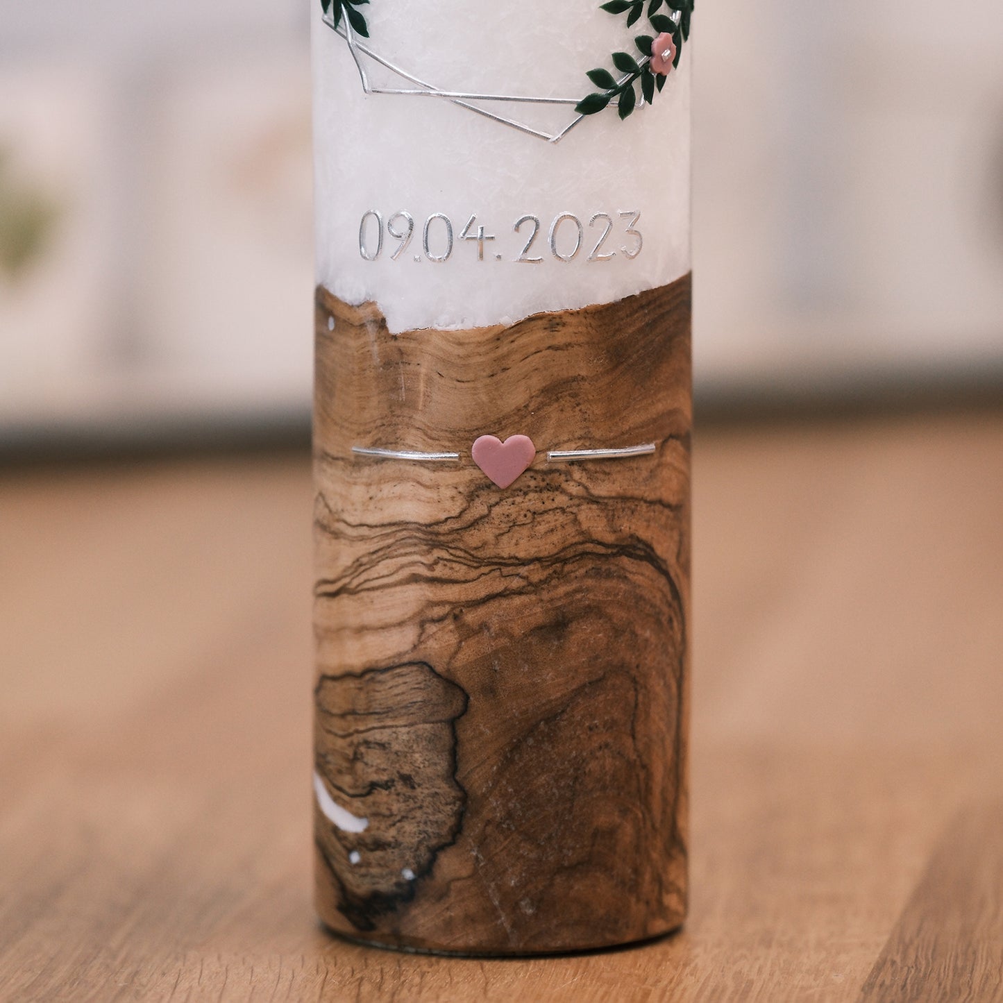 Taufkerze Sophia - Rosis Kerzen