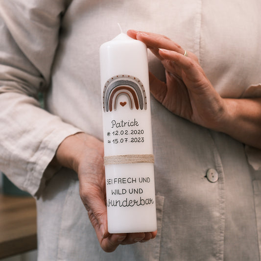 Taufkerze Patrick - Rosis Kerzen