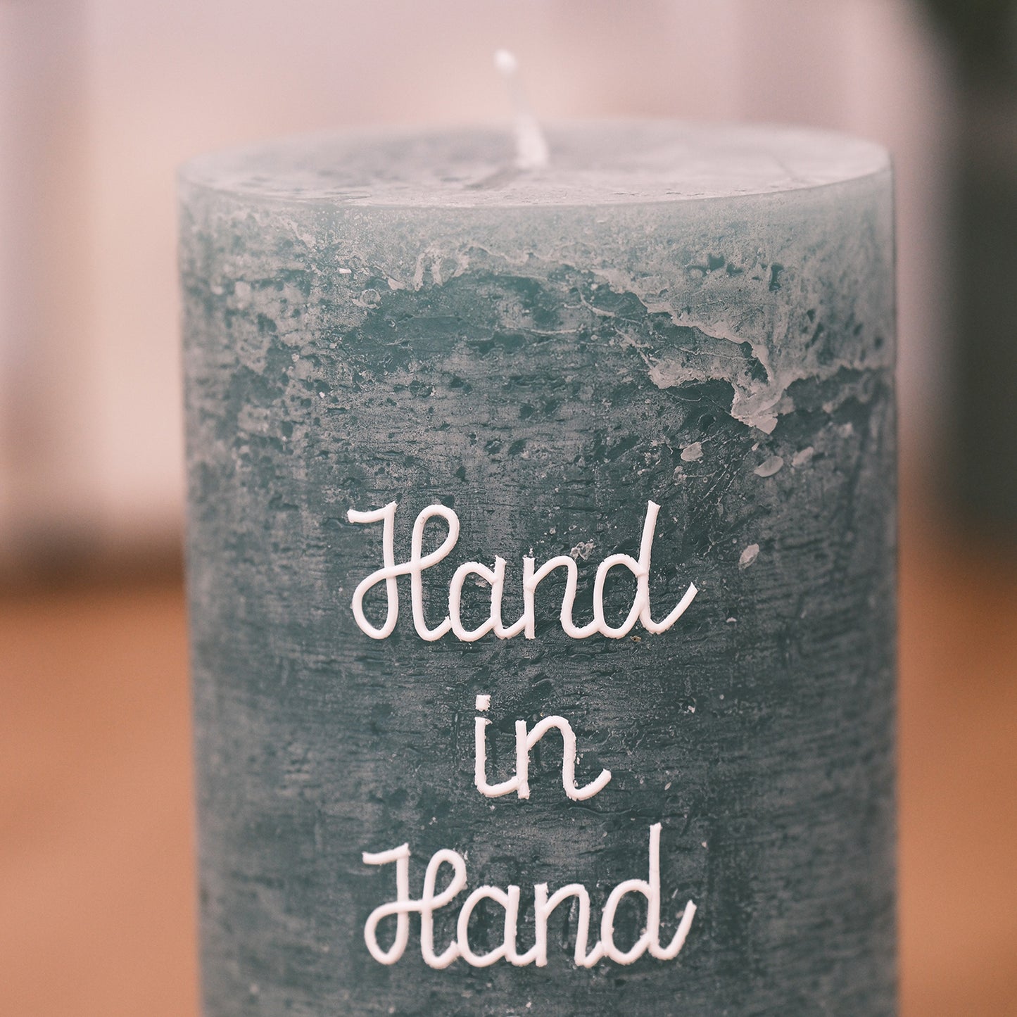 Hochzeitskerze Hand in Hand ein Leben lang - Rosis Kerzen