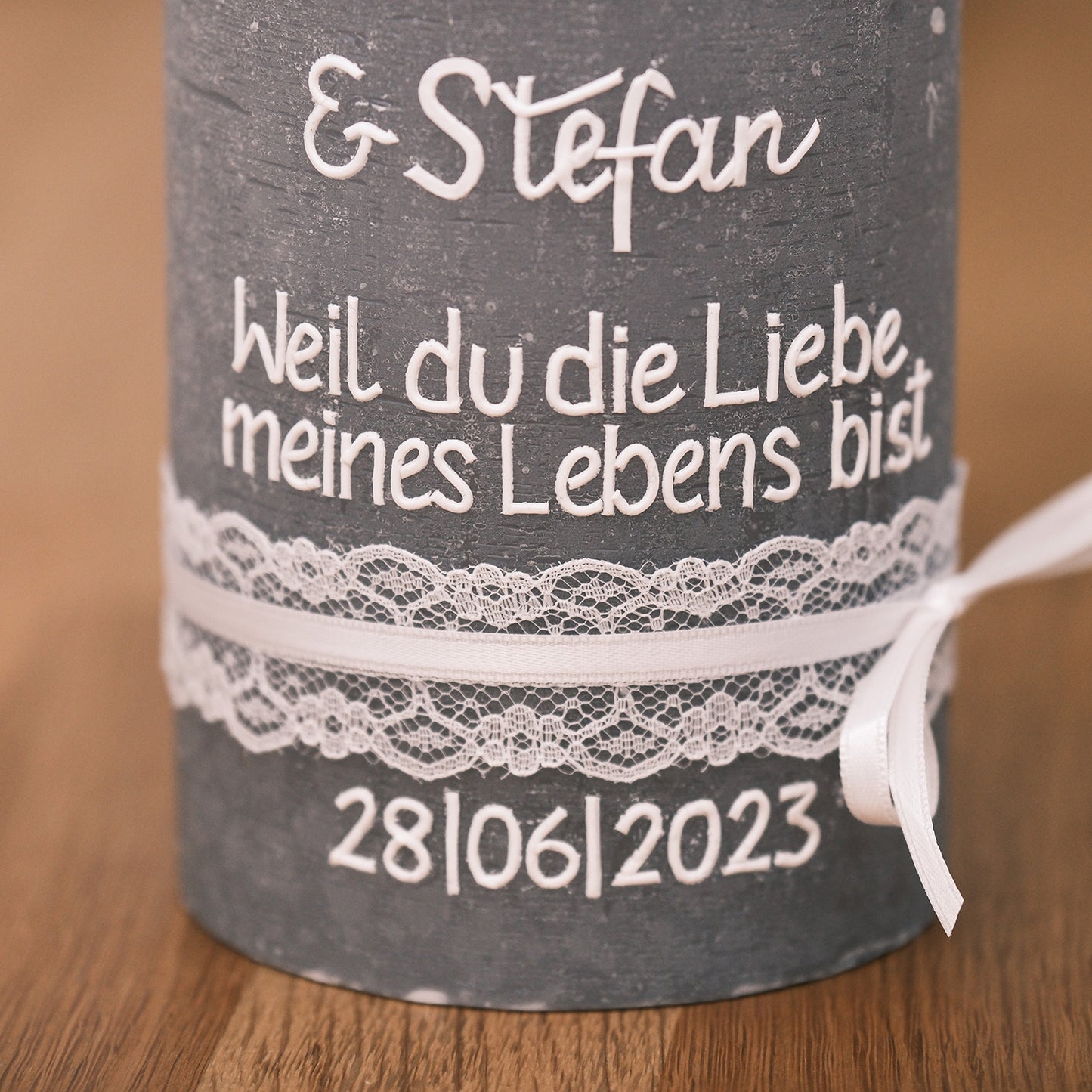 Hochzeitskerze Anna & Stefan