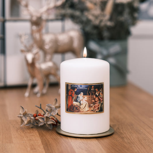 Weihnachtskerze "Christi Geburt"