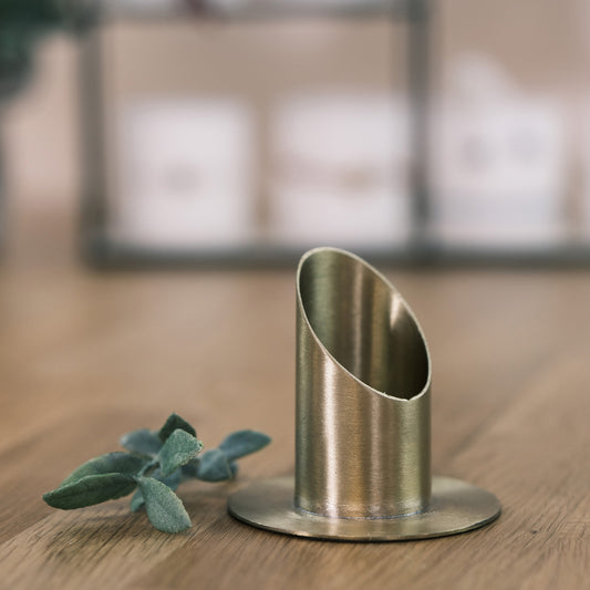 Kerzenhalter für Altarkerzen (gold, 400/40mm) - Rosis Kerzen