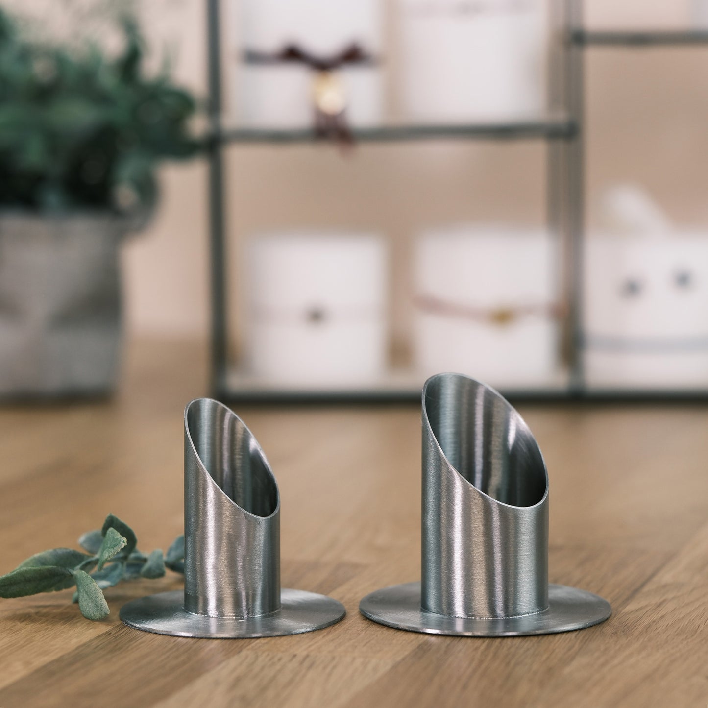 Kerzenhalter für Altarkerzen (silber, 400/30mm)