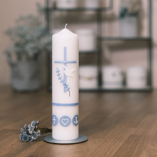 Taufkerze Martha - Rosis Kerzen