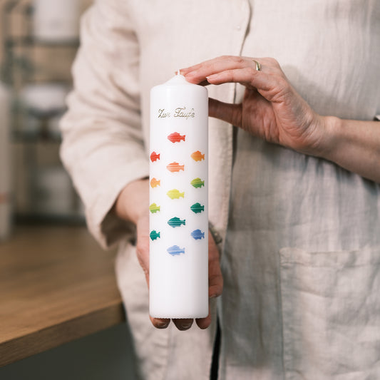 Taufkerze Ariana - Rosis Kerzen