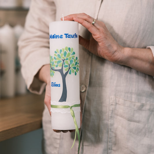 Taufkerze Elias - Rosis Kerzen
