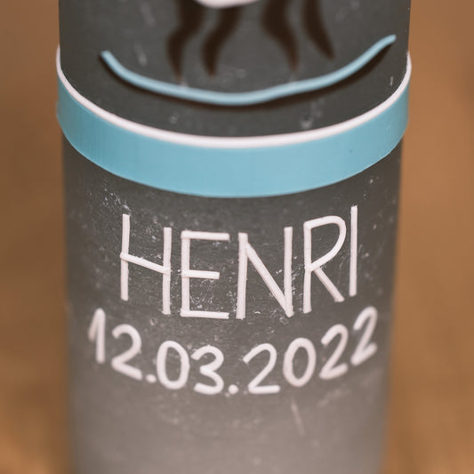 Taufkerze Henri - Rosis Kerzen
