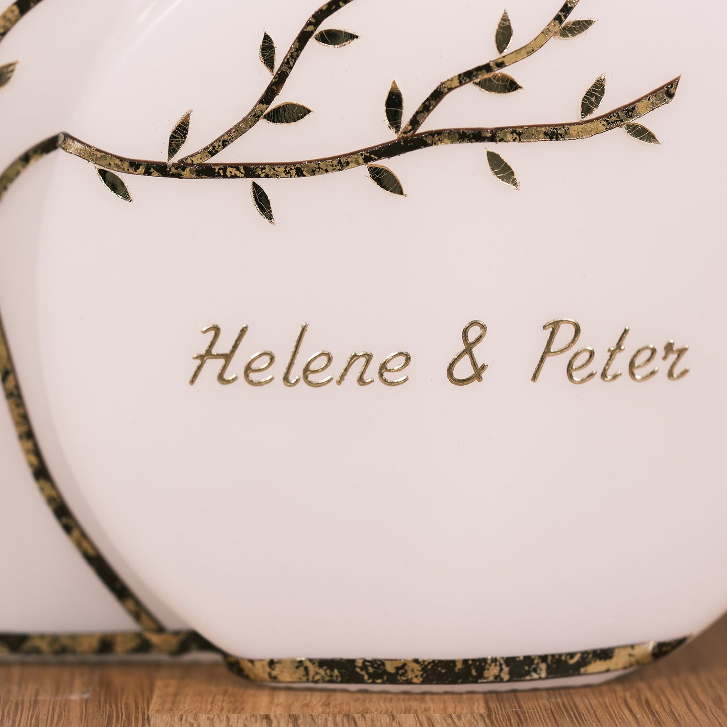 Hochzeitskerze Helene & Peter - Rosis Kerzen