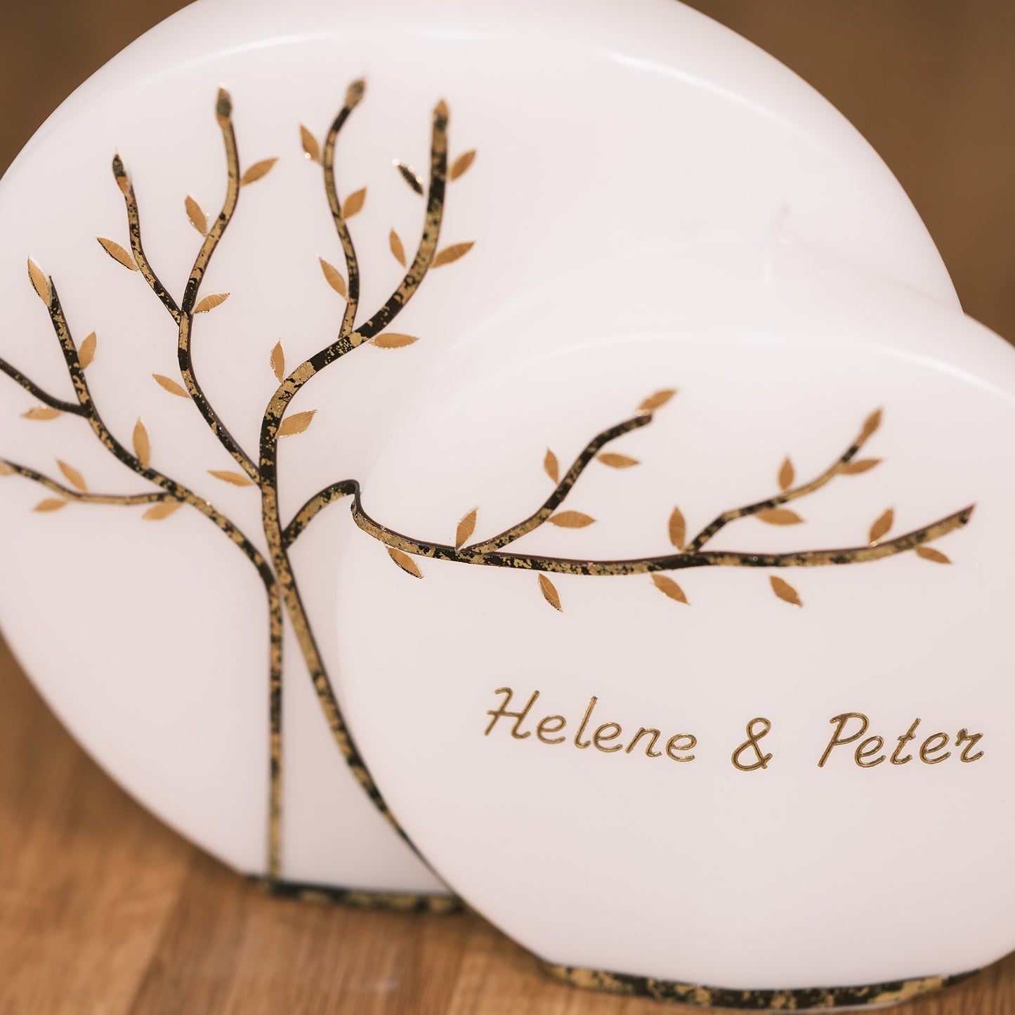 Hochzeitskerze Helene & Peter - Rosis Kerzen