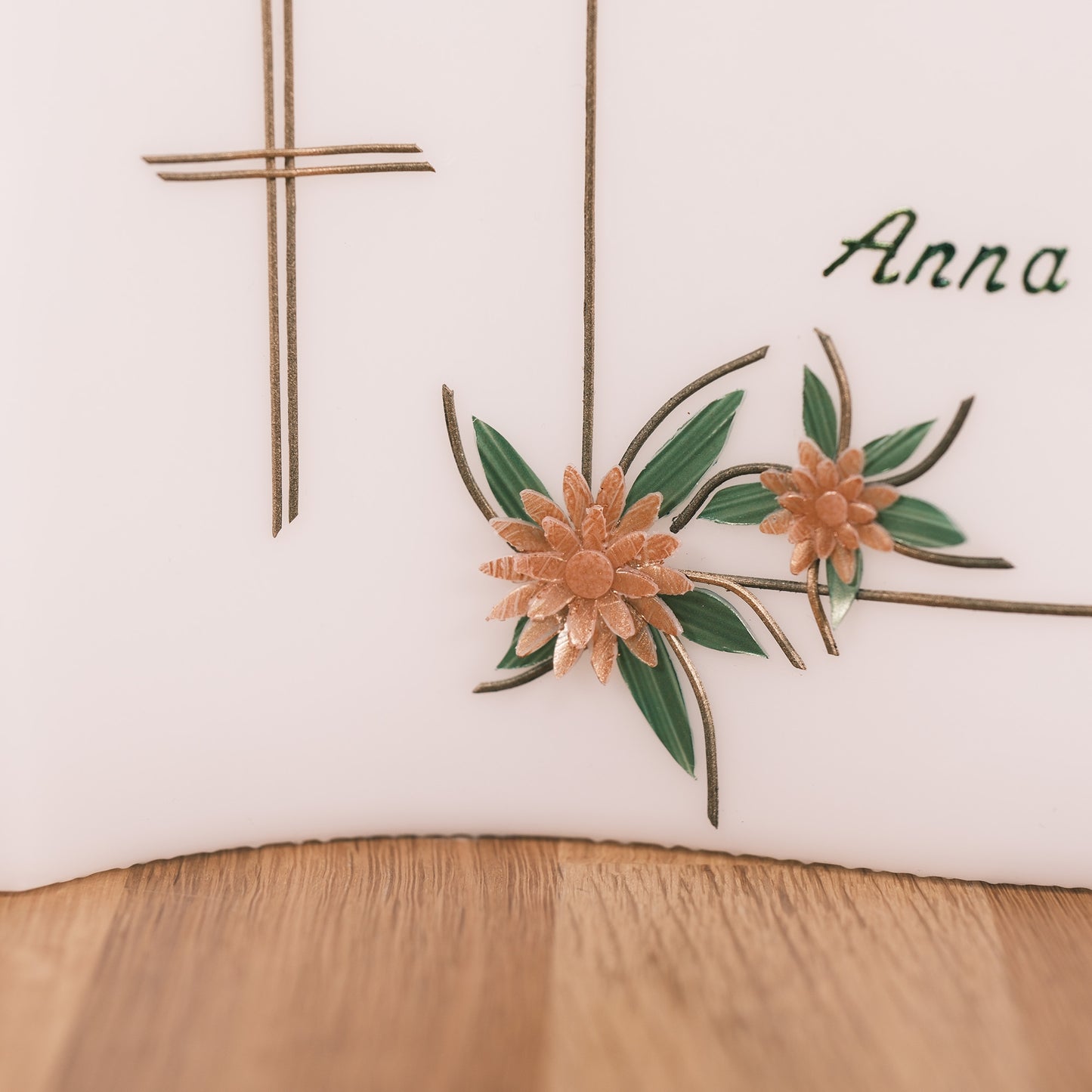 Hochzeitskerze "Anna & David"