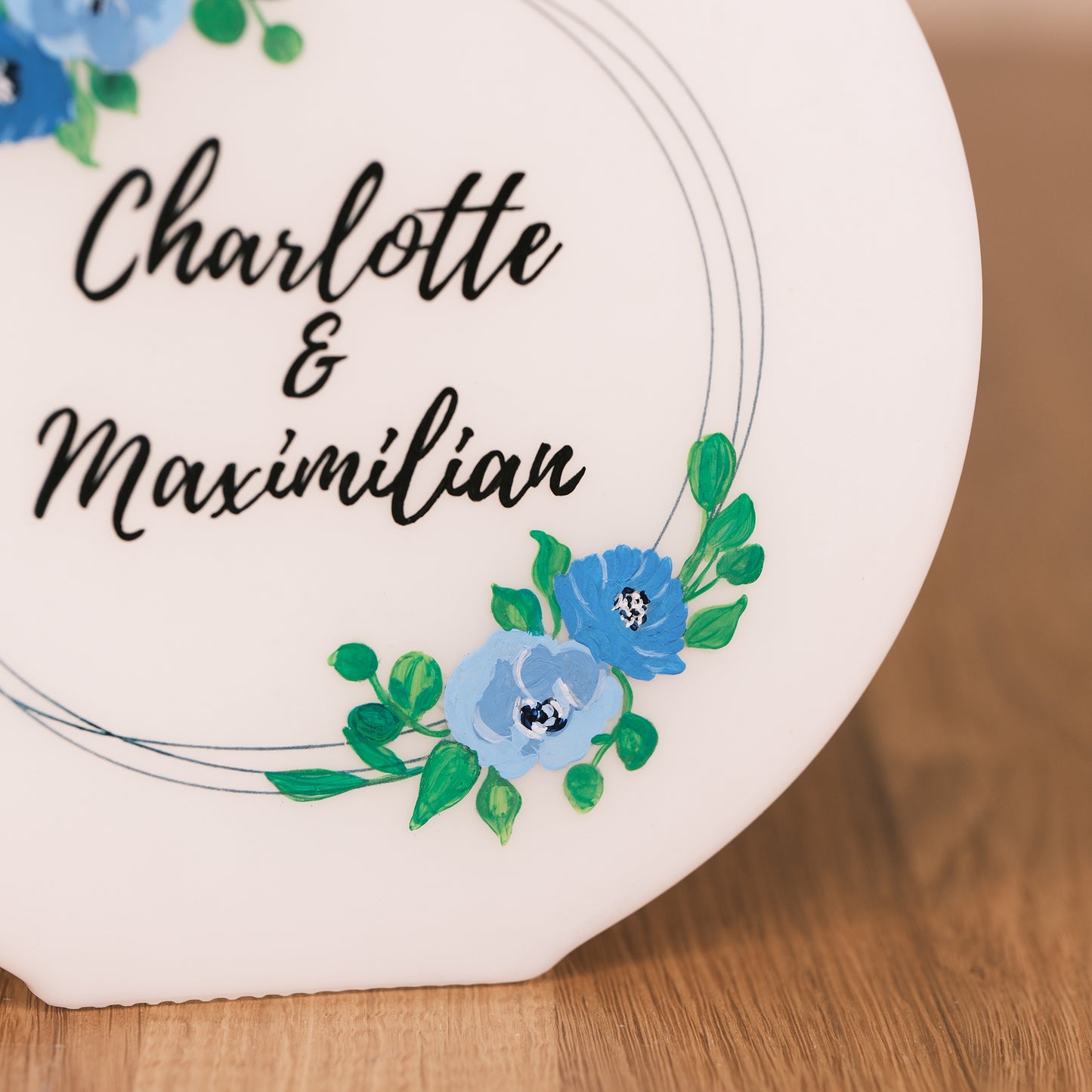 Hochzeitskerze Charlotte und Maximilian - Rosis Kerzen