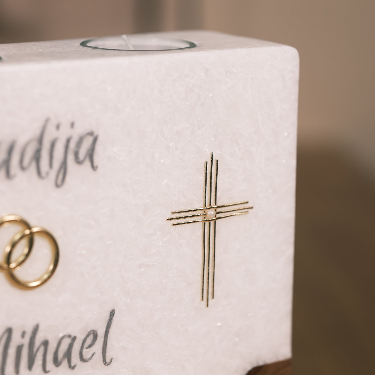 Hochzeitskerze Klaudija & Mihael