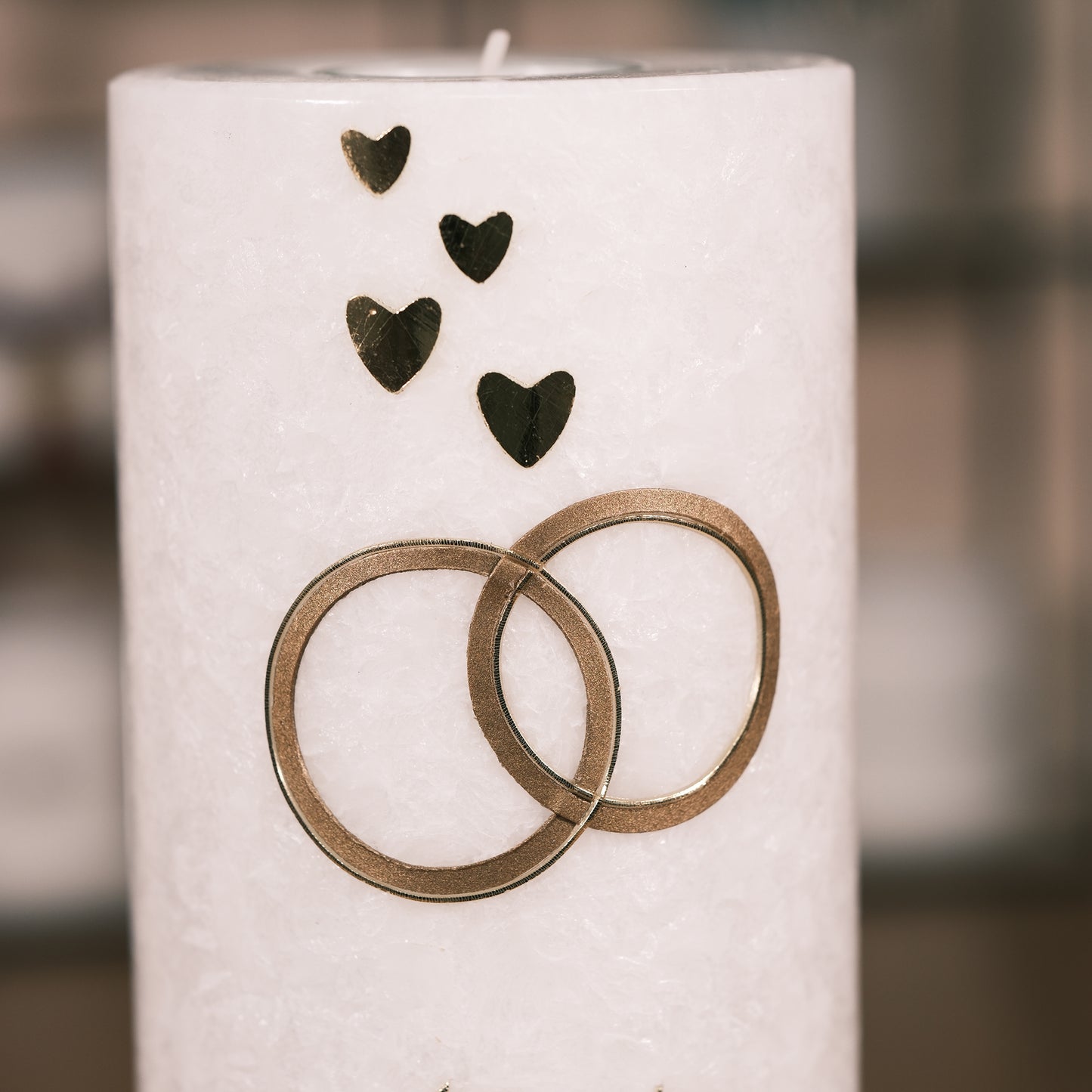 Hochzeitskerze Aurelia & Gabriel - Rosis Kerzen