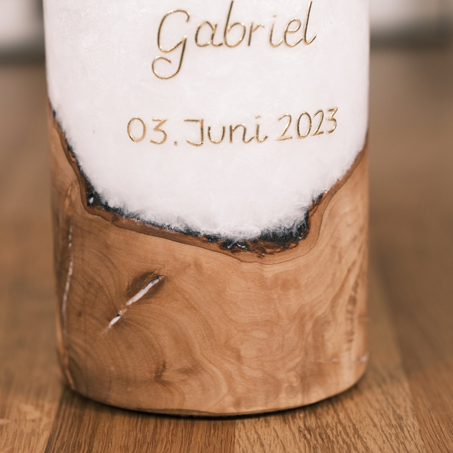 Hochzeitskerze Aurelia & Gabriel - Rosis Kerzen