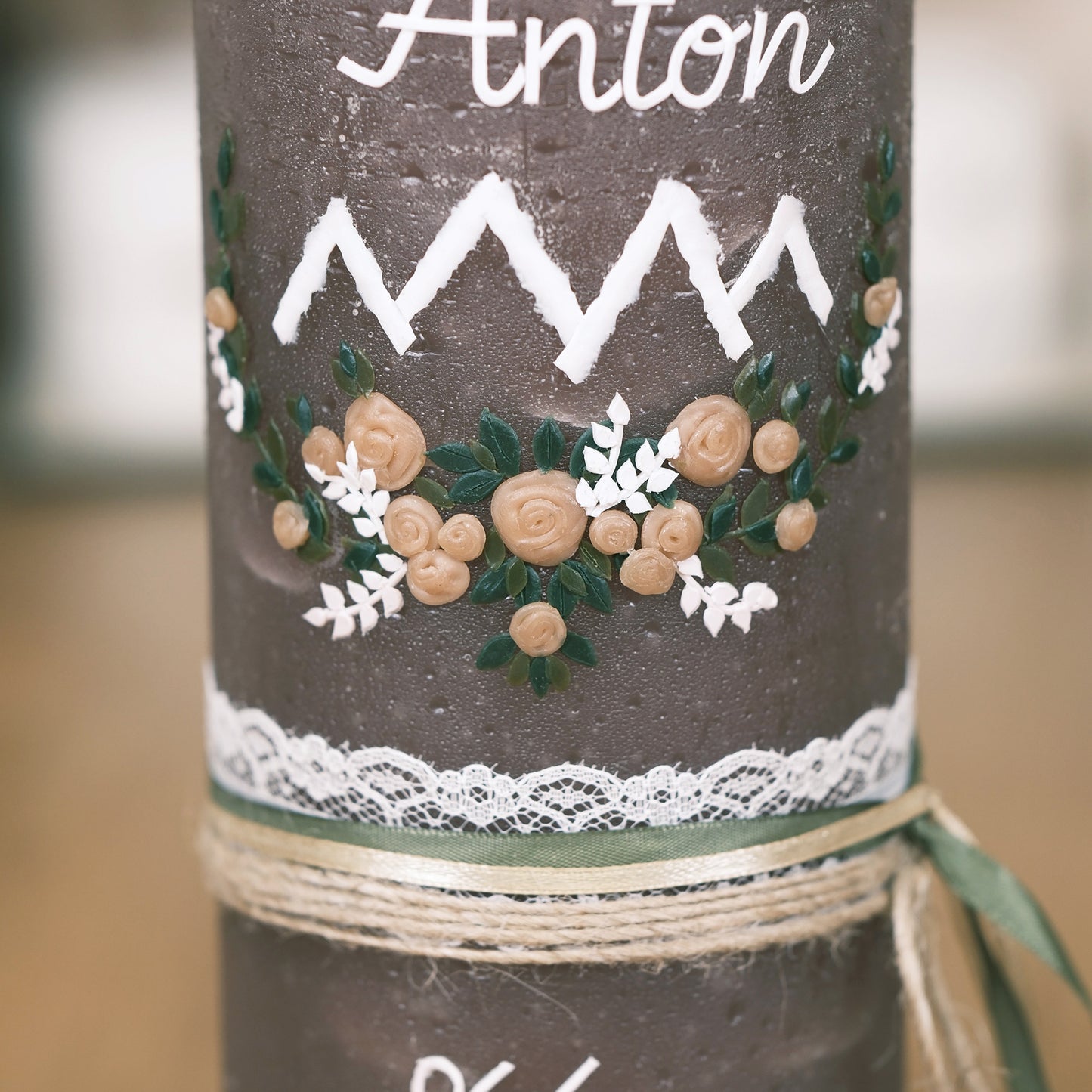 Hochzeitskerze Sonja & Anton