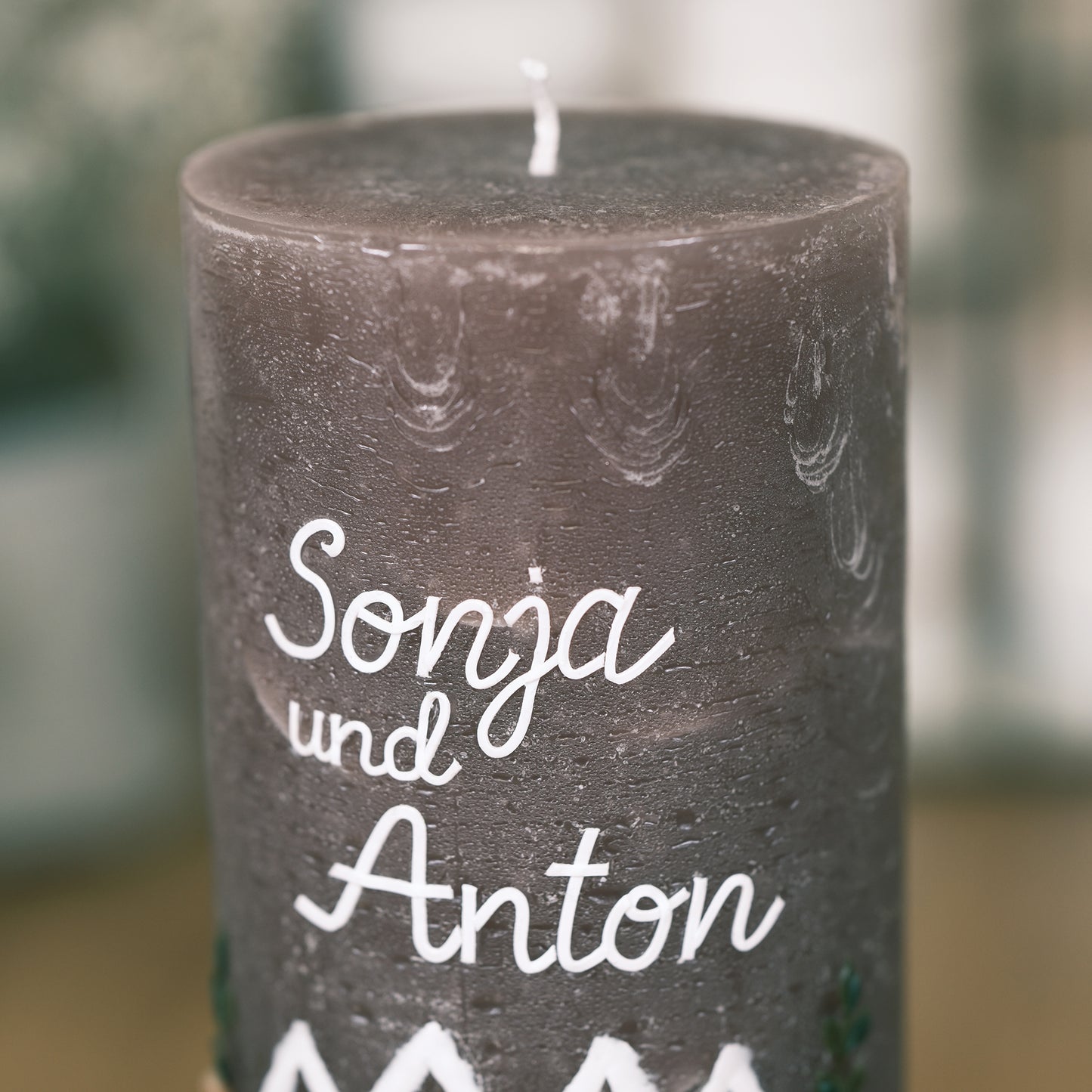Hochzeitskerze Sonja & Anton - Rosis Kerzen