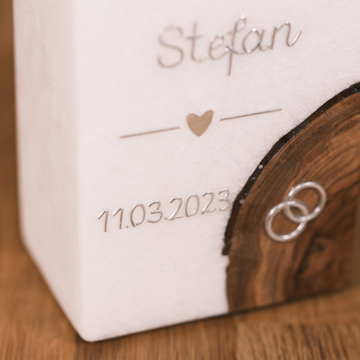 Hochzeitskerze Eva-Maria & Stefan