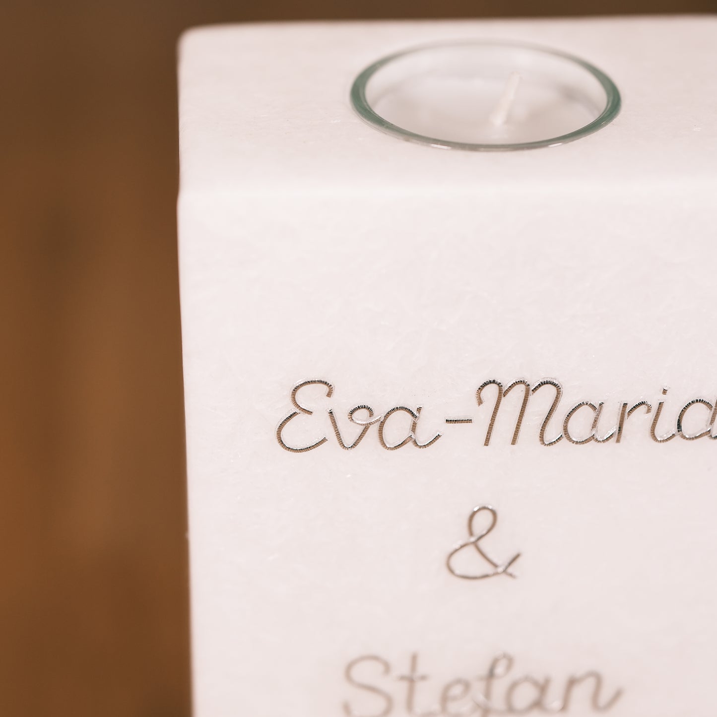 Hochzeitskerze Eva-Maria & Stefan