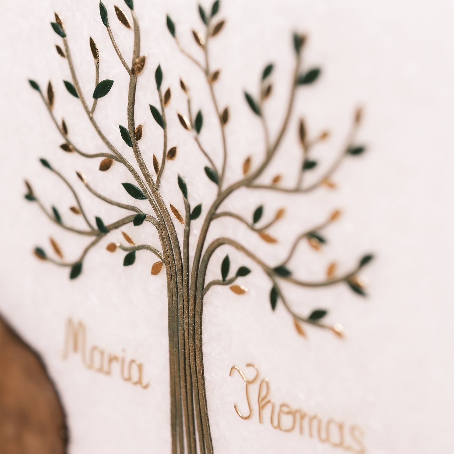 Hochzeitskerze Maria und Thomas - Rosis Kerzen