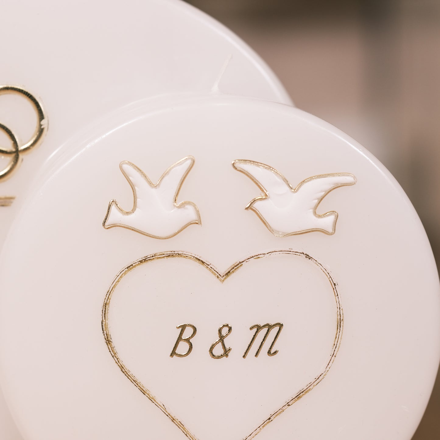 Hochzeitskerze "Bettina & Martin"