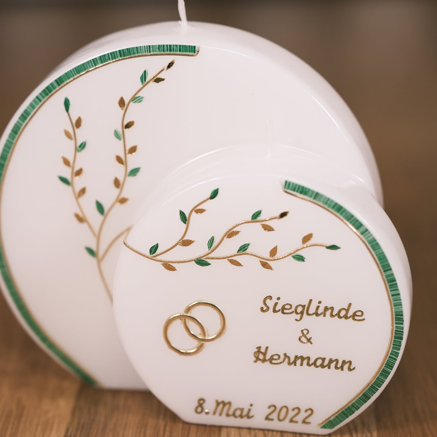 Hochzeitskerze "Sieglinde & Hermann"