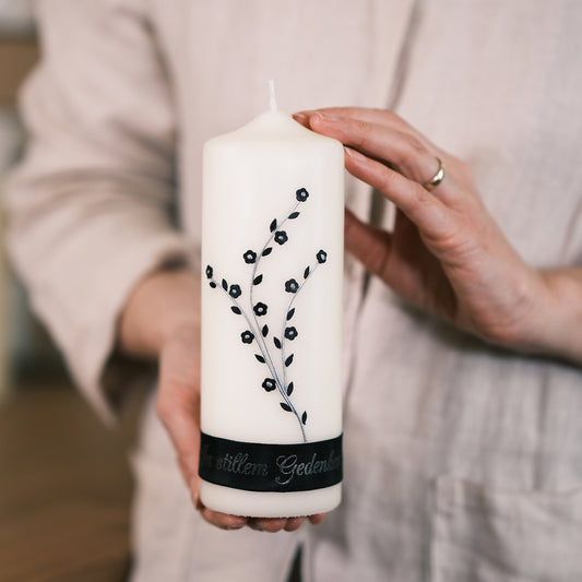 Trauerkerze "Licht des Trostes" - Rosis Kerzen 200/70mm