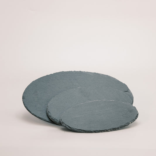 Schiefer-Kerzenteller für Ovalkerzen - Rosis Kerzen 90/180 mm