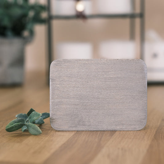 Kerzenteller für Oval-, Quader- und Stumpenkerzen - Rosis Kerzen silber