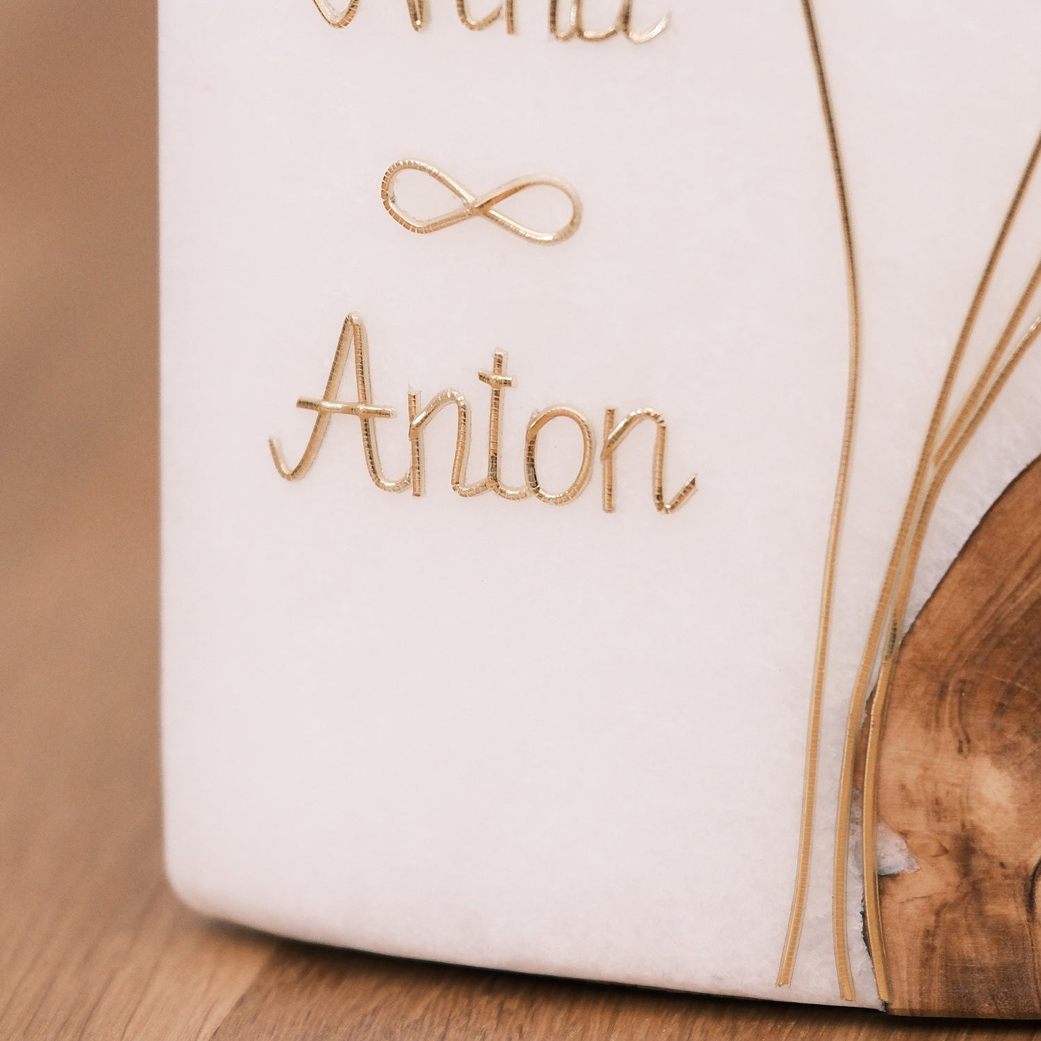 Hochzeitskerze Nina & Anton - Rosis Kerzen